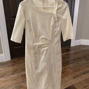 Custom made mother-of-bride dress. Not frumpy!